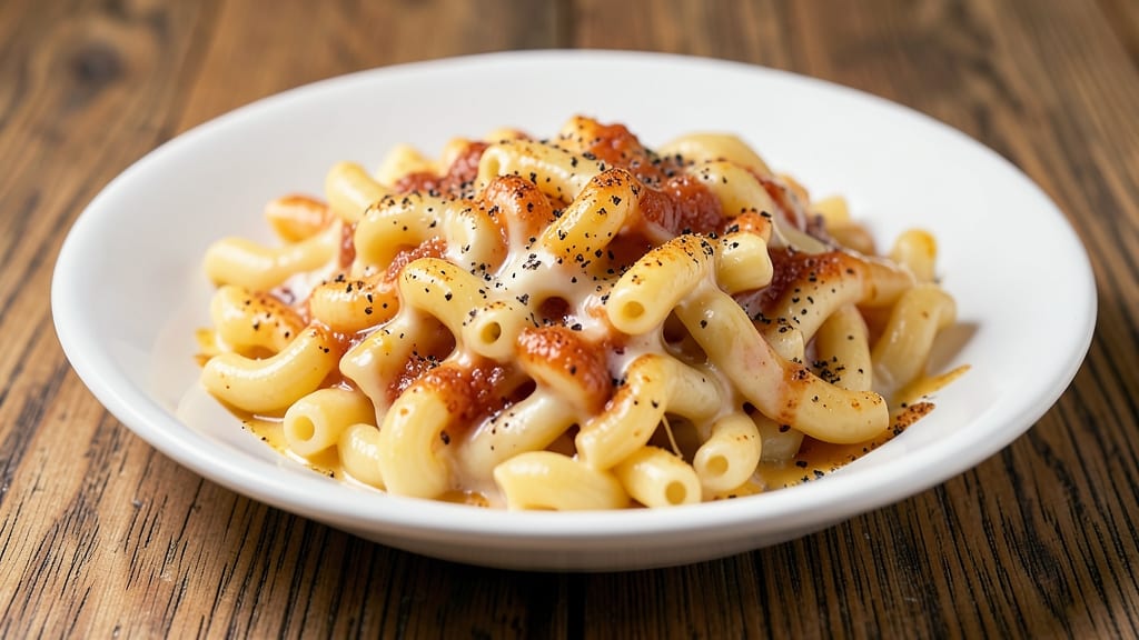 Boston Market Mac and Cheese Copycat Recipe: Crispy Bacon Crunch Over Velvety Tomato Cheese