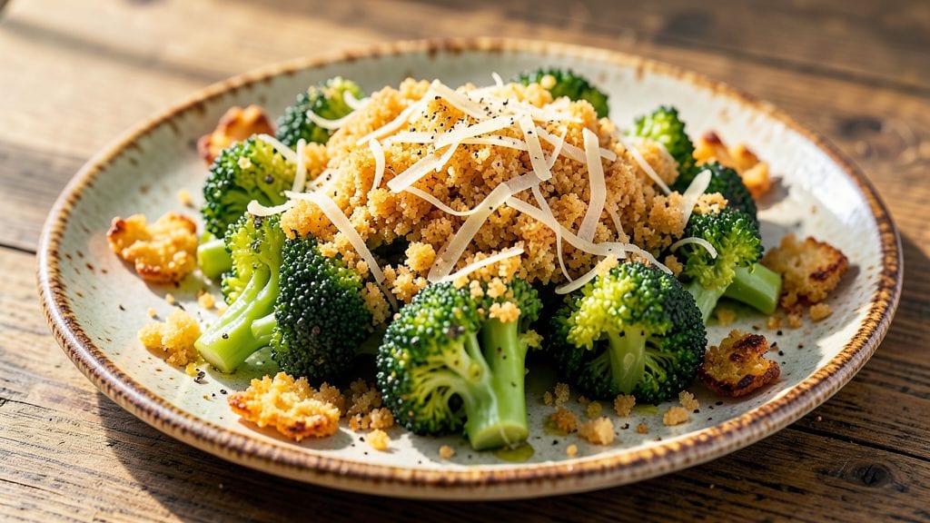 Broccoli With Parmesan Cheese Recipe: Crispy Breadcrumbs and Nutty Cheese Harmony