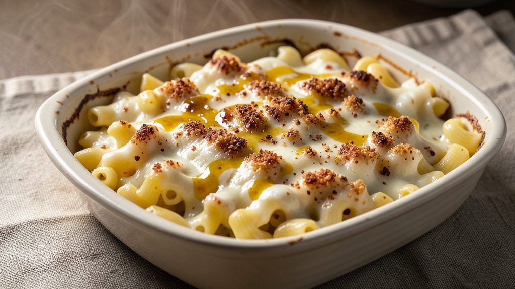 Emeril Lagasse's Baked Macaroni and Cheese Recipe: Chef's Signature Crispy-Top, Ultra-Creamy Twist