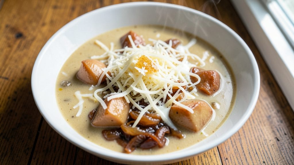 Marie Callender's Potato Cheese Soup Copycat Recipe: Velvety Cheese Swirls With Crispy Herb Topping