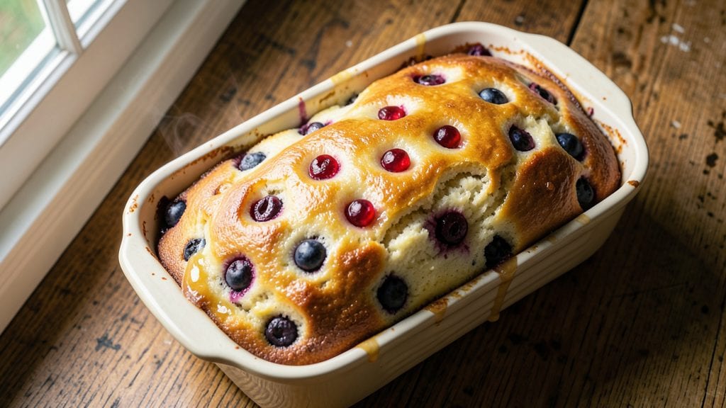 Old Fashioned Blueberry Cream Cheese Loaf Recipe: Buttery Layers With Juicy Fruit Bursts