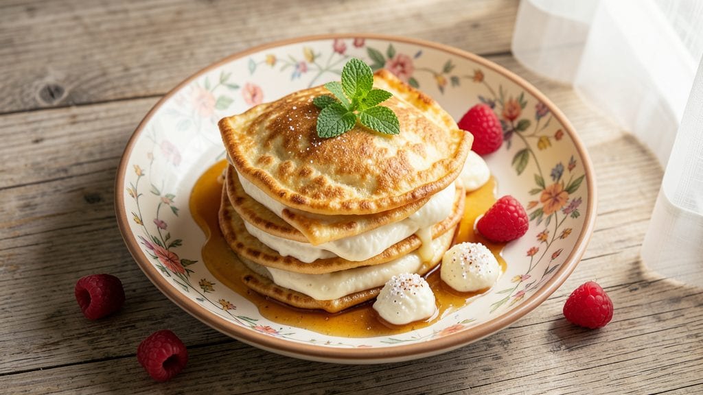 Old Fashioned Cheese Blintz Recipe: Fluffy Pancake Layers Stuffed With Tangy Cream Cheese