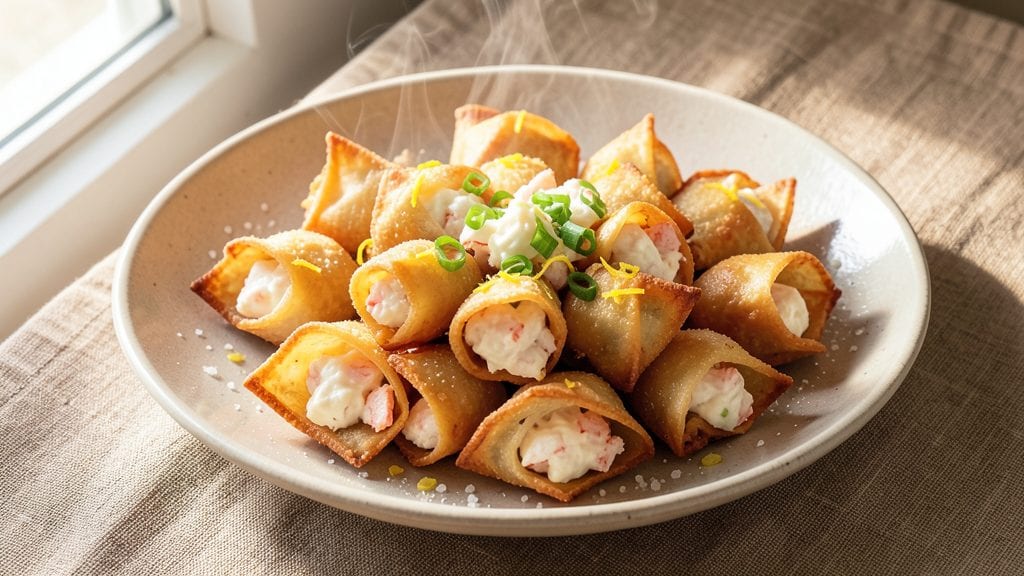 Philadelphia Cream Cheese Crab Rangoon Recipe: Crispy Wonton Shells With Ultra-Creamy Crab Filling