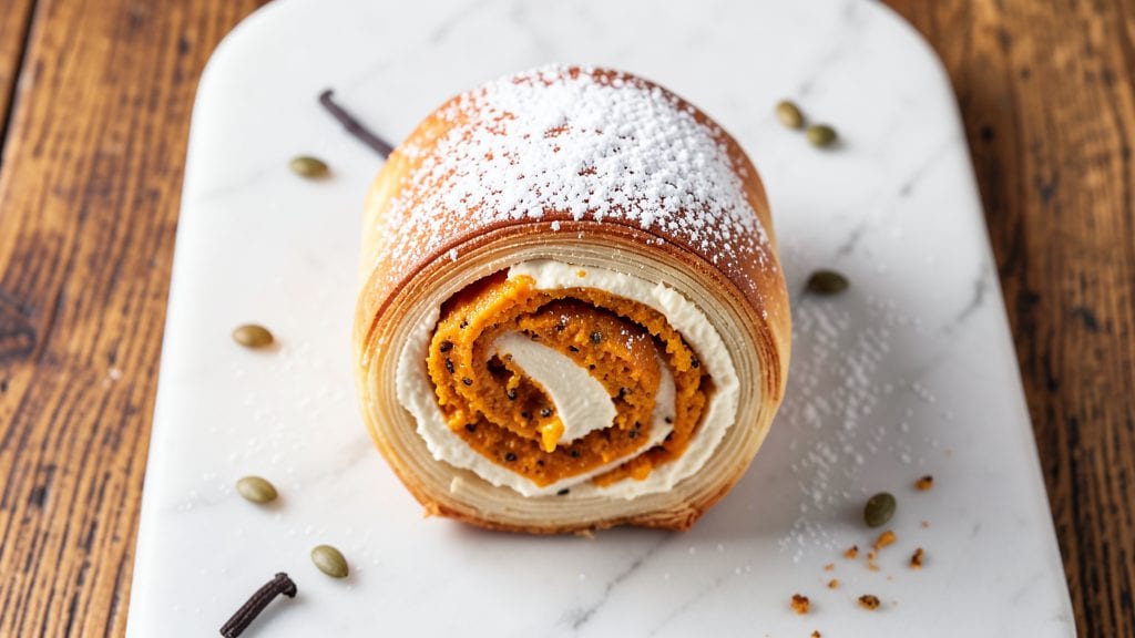 Philadelphia Cream Cheese Pumpkin Roll Recipe: Swirled Vanilla Bean Magic in One Pan