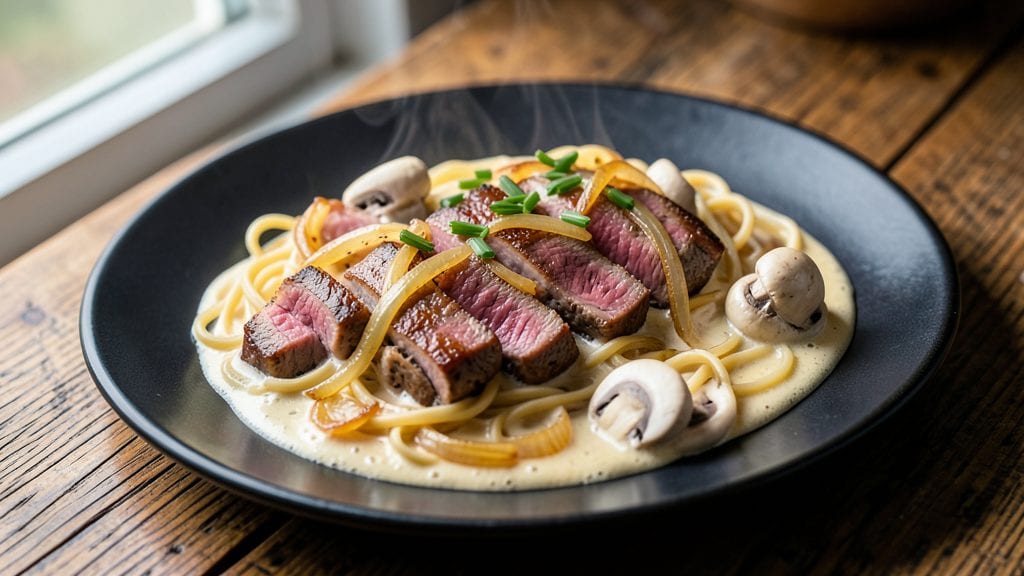 Philadelphia Cream Cheese Stroganoff Recipe: Silky Mushroom Sauce With Crispy Top Trick