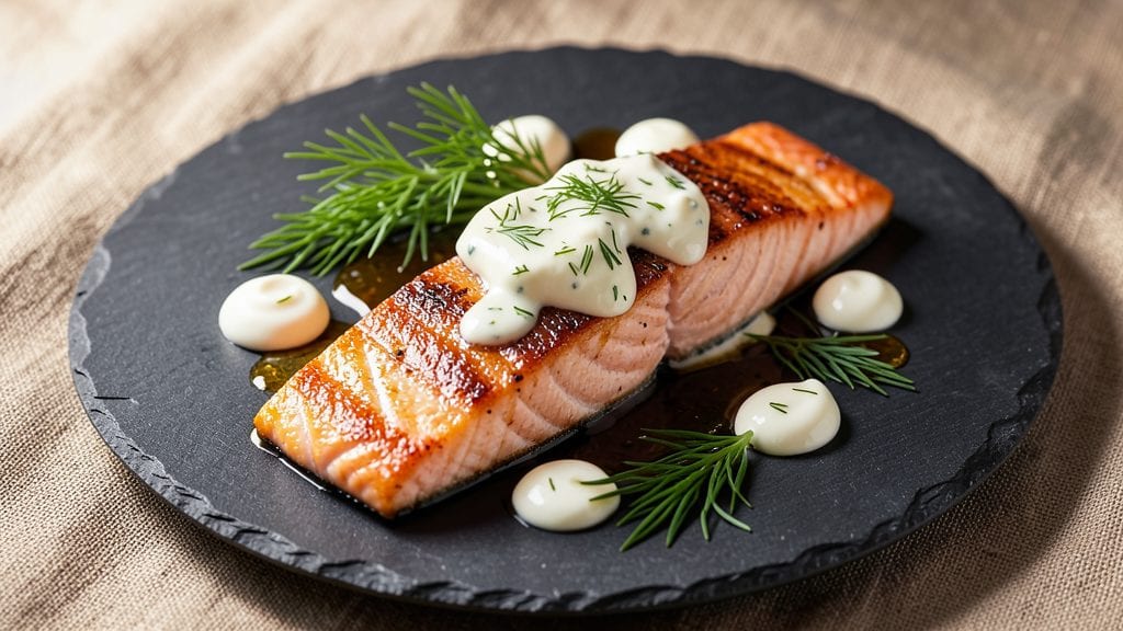 Salmon With Cream Cheese Recipe: Pan-Seared Richness With Herbed Crème Fraîche